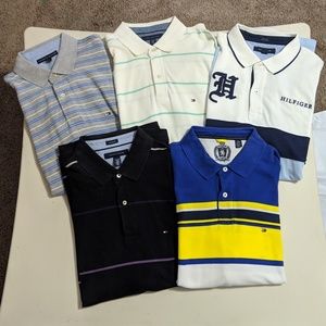 Lot of 5 - Tommy Hilfiger Polo Shirts XXL Preowned